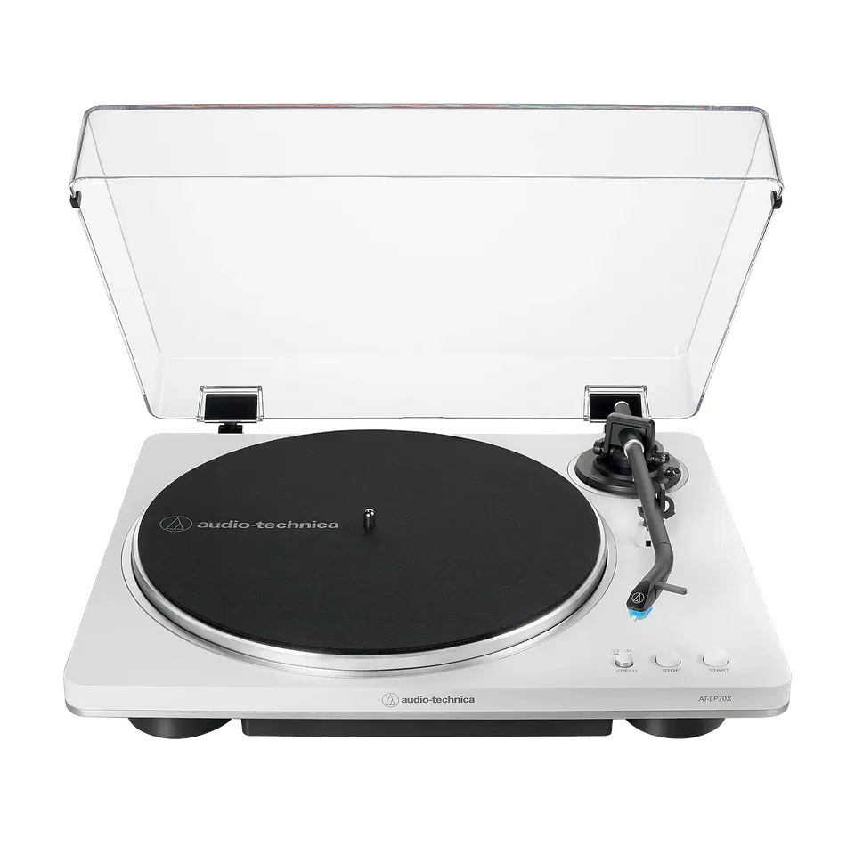AUDIOTECHNICA TORNAMESA ATLP70XBT WHITE SILVER BLUETOOTH 1