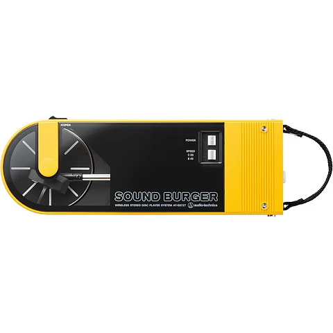 AUDIOTECHNICA TORNAMESA SOUND BURGER ATSB727 YELLOW BLUETOOTH