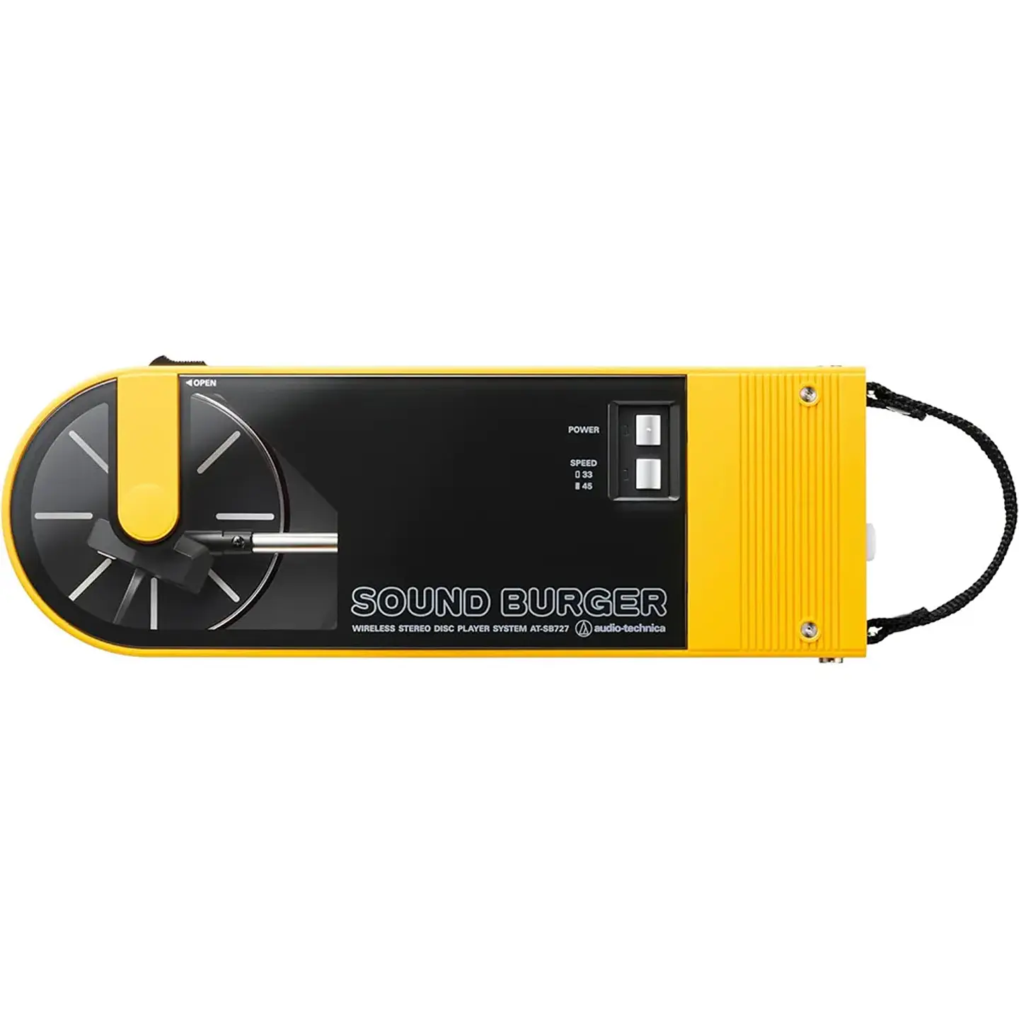 AUDIOTECHNICA TORNAMESA SOUND BURGER ATSB727 YELLOW BLUETOOTH 2