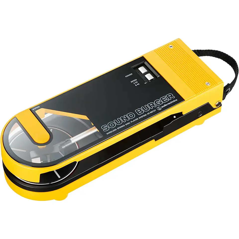 AUDIOTECHNICA TORNAMESA SOUND BURGER ATSB727 YELLOW BLUETOOTH 4