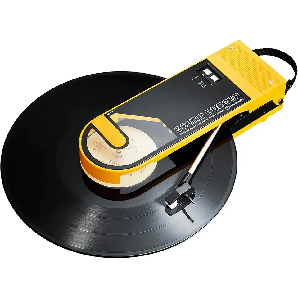 AUDIOTECHNICA TORNAMESA SOUND BURGER ATSB727 YELLOW BLUETOOTH 1