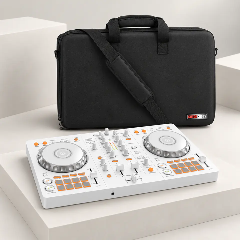 PACK PROMOCIONAL PIONEER DDJ FLX4 WHITE + GATOR DJ MD CASE 2