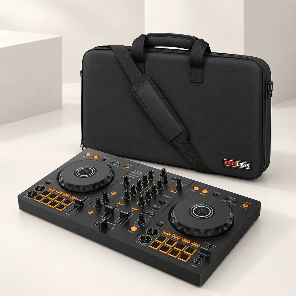 PACK PROMOCIONAL PIONEER DDJ FLX4 BLACK + GATOR DJ MD CASE 2