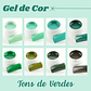 Gel de Cor de 5ml - Tons de Verdes - Thumbnail 1