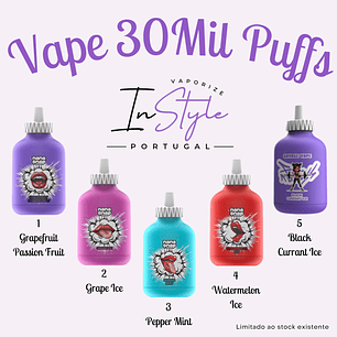 Vapes de 30mil puffs 