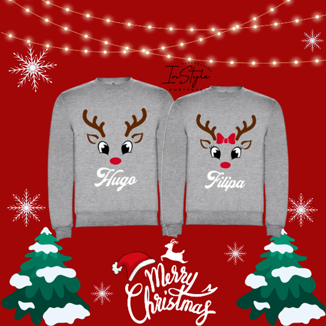 Camisola de Natal  - Crianças & Adultos - Ref.10 1