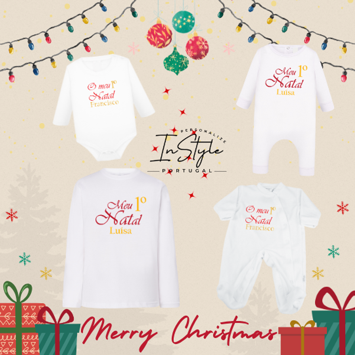 Roupa de Natal - Bebé - Ref.05 1