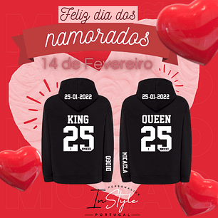 Camisola KING ou QUEEN