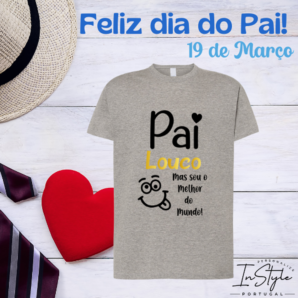 Camisola Dia do PAI - Design 05 - Adulto 1