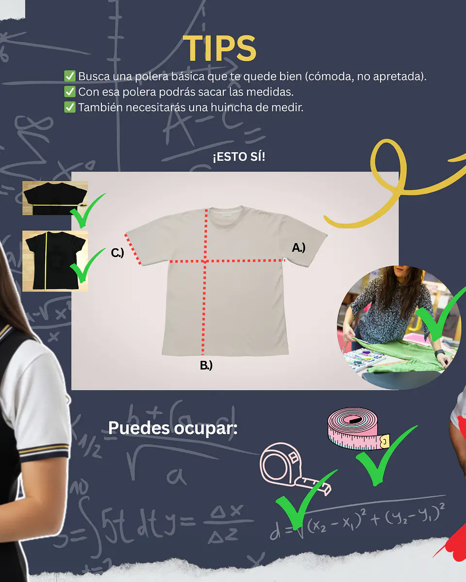 Polera Pique L1 Modelo Oversize 4