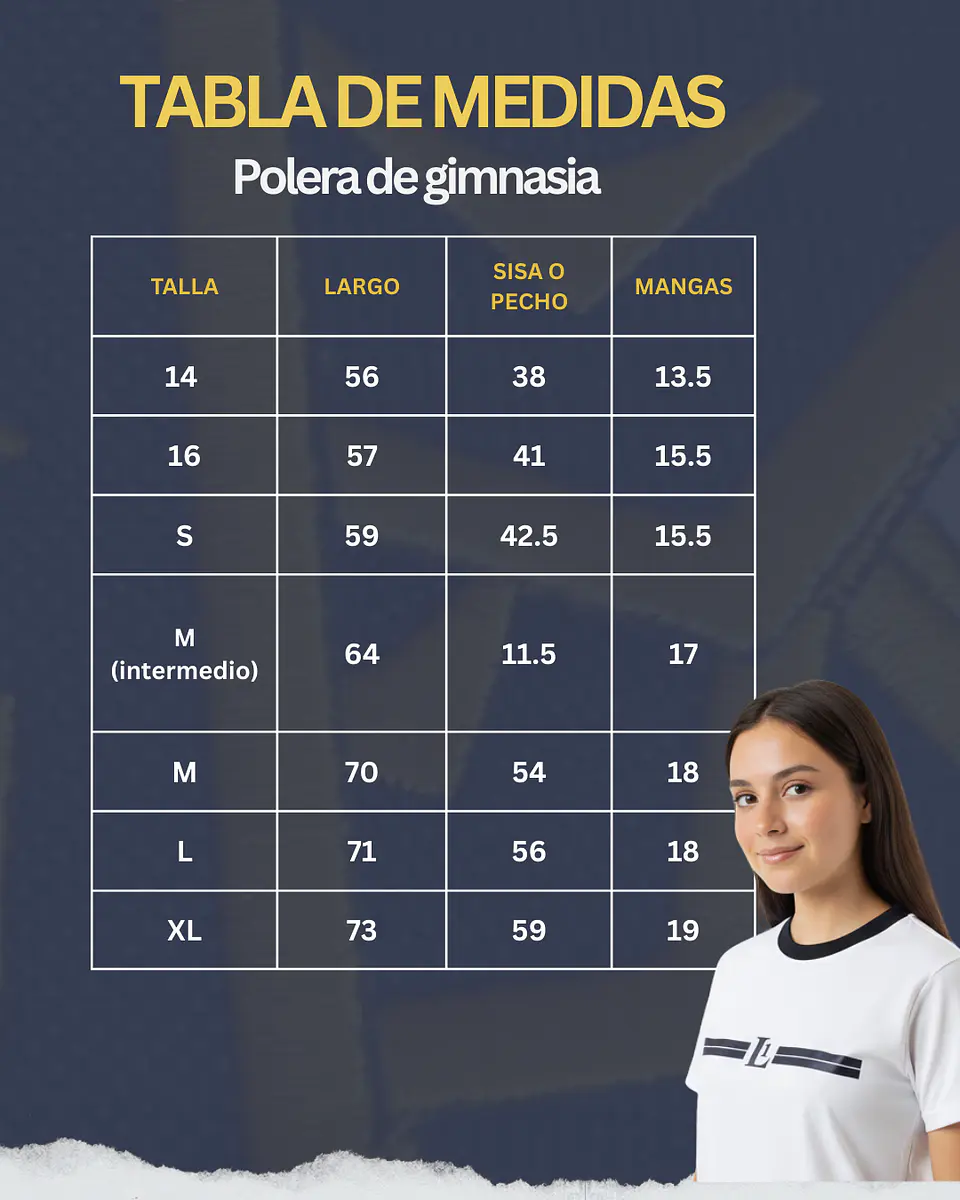 Polera de Gimnasia L1 6