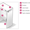 Accesorio Persiana Rauvolet Para Mueble 600x900mm