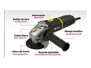 Esmeril Krafter 115mm 600w Hdd452