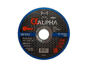 Pack 3un disco corte 4.5x1.0mm alpha