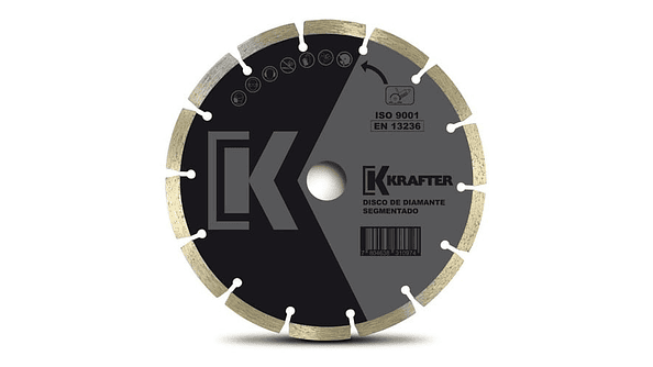 Disco diamantado segmentado 9 krafter 1