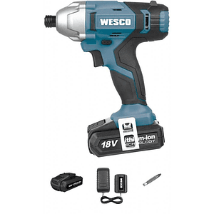 Atornillador de Impacto Inalámbrico 18V Wesco