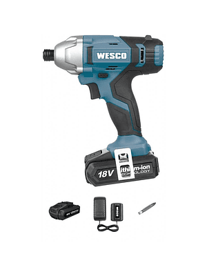 Atornillador de Impacto Inalámbrico 18V Wesco