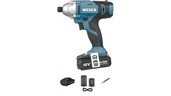Atornillador de Impacto Inalámbrico 18V Wesco 1