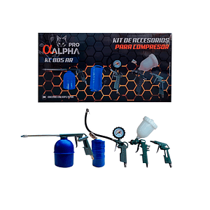 KIT Compresor 5 Piezas ALPHA PRO