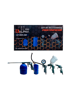 KIT Compresor 5 Piezas ALPHA PRO