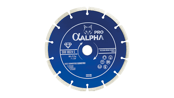Disco Diamantado Segmentado 7 ALPHA PRO 1