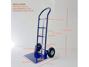 Carro Yegua 300kg Rueda Neumatica 350x4 HT0609 OKB