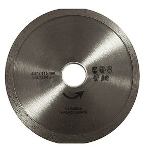 Disco diamantado continuo