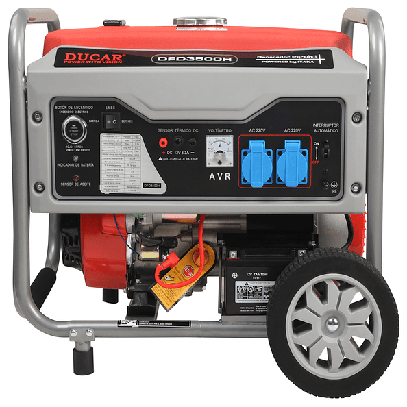 Generador electrico bencinero Mod DFD3500H Ducar 3.5 kva 1