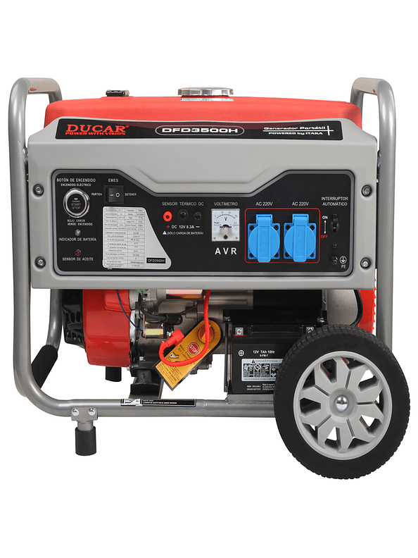 Generador electrico bencinero Mod DFD3500H Ducar 3.5 kva 1