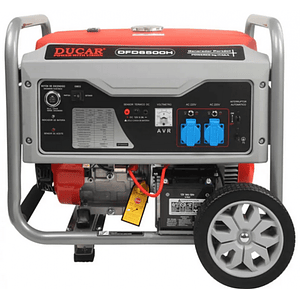 Generador electrico bencinero Mod DFD6500H Ducar 5 kva