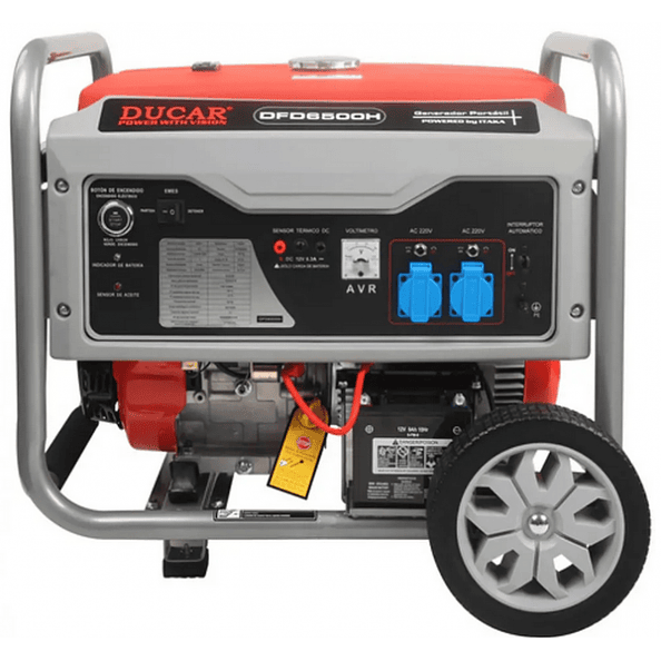 Generador electrico bencinero Mod DFD6500H Ducar 5 kva 1