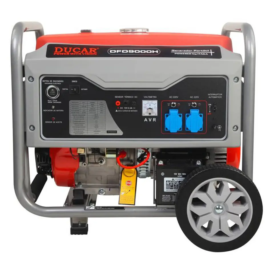 Generador electrico bencinero Mod DFD9000H Ducar 7 kva 1