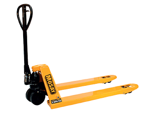 Transpaleta Manual Pintada 3.000 Kg Horquilla Ancha