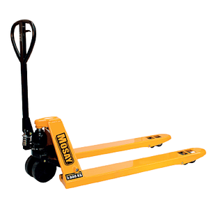 Transpaleta Manual Pintada 3.000 Kg Horquilla Ancha