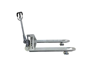 Transpaleta Galvanizada 3T Horquilla Ancha 