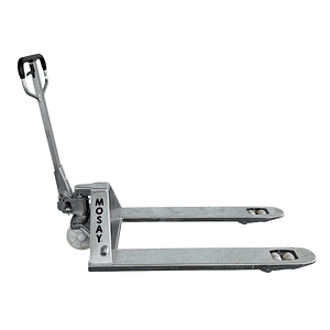 Transpaleta Galvanizada 3T Horquilla Ancha 