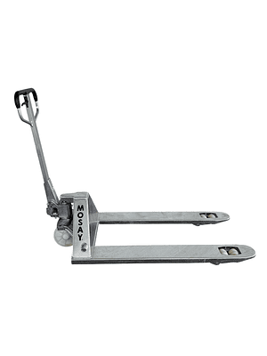 Transpaleta Galvanizada 3T Horquilla Ancha 