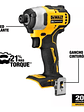 Kit de Atornillador de Impacto Inalámbrico de 1/4