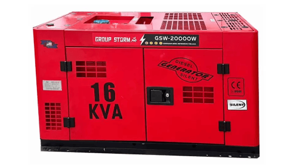 Generador de 16 kvA monofásico / trifásico uso continuo 1