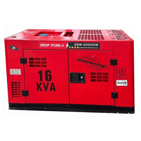 Generador de 16 kvA monofásico / trifásico uso continuo 1