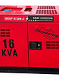 Generador de 16 kvA monofásico / trifásico uso continuo - Miniatura 1