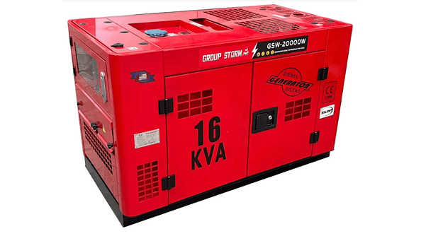Generador de 16 kvA monofásico / trifásico uso continuo 2