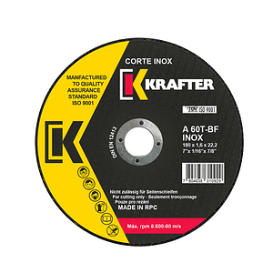 DISCO CORTE INOX 7 FINO 1,6MM (CAJA 25 UDS)