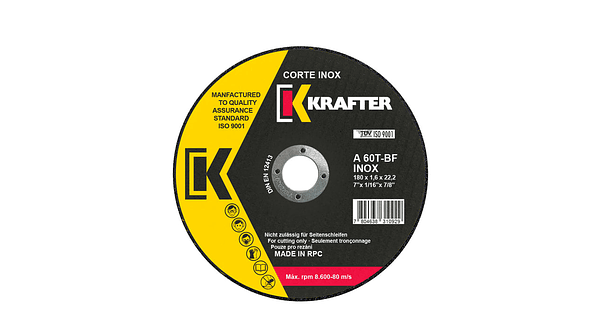 DISCO CORTE INOX 7 FINO 1,6MM (CAJA 25 UDS) 1