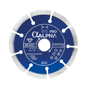 Disco Diamantado Segmentado 4 1/2 ALPHA PRO