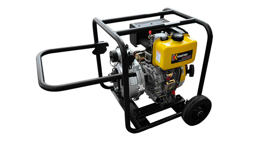 Motobomba Krafter Diesel 2×2″ Partida Manual Alta Presión Mod SDP50FE 1