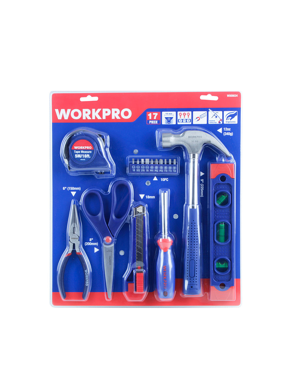 Set Herramientas Combinadas 17 pzs WorkPro MI-WKP-055287 1
