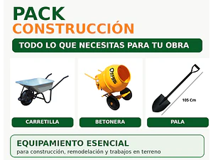Pack Ferretero ( carretilla + pala + trompo )