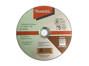 PACK 10unds Disco Corte Acero Inox 7