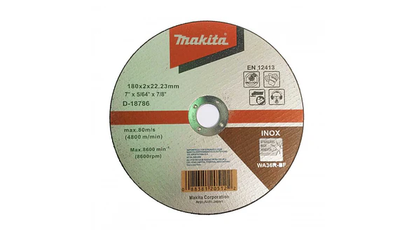 PACK 10unds Disco Corte Acero Inox 7